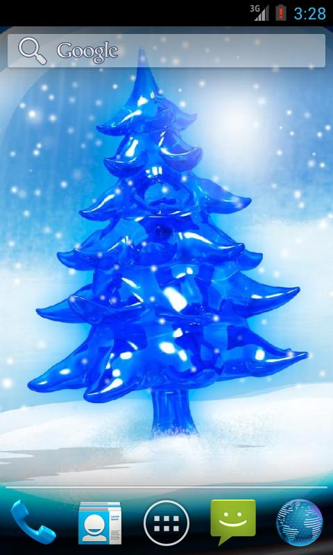 Magic Touch: Snowy Christmas Tree Live Wallpaper APK for Android Download