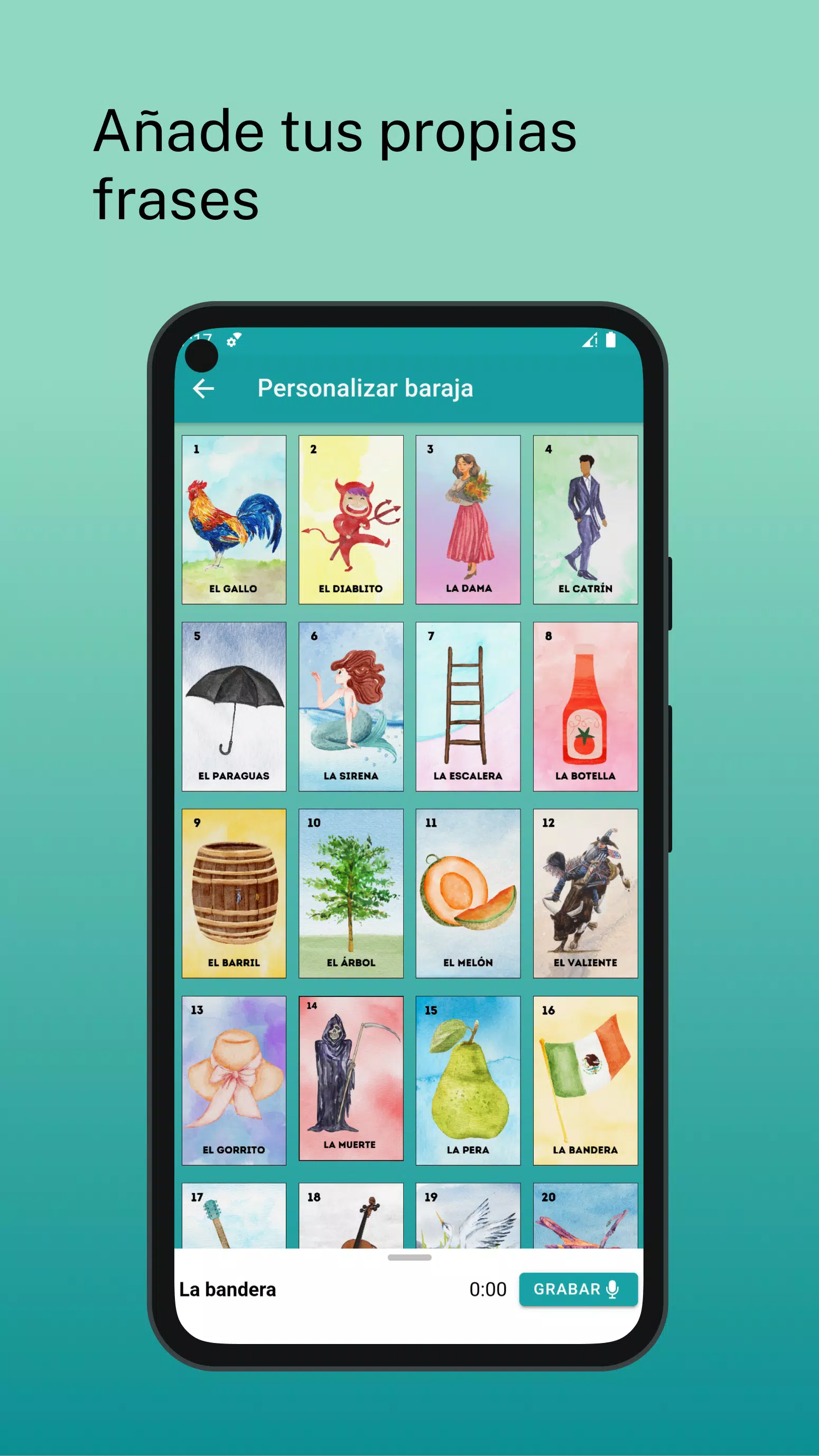 Baraja Divertida Lotería