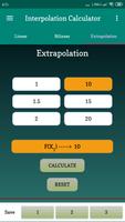 برنامه‌نما Interpolation Calculator عکس از صفحه