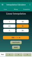 برنامه‌نما Interpolation Calculator عکس از صفحه