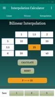 Interpolation Calculator capture d'écran 2
