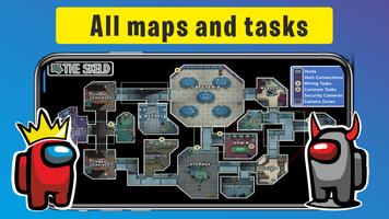 Pro Guide for Among Us. Maps, tasks, tips & tricks capture d'écran 1