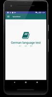 German language test A1, A2, B poster