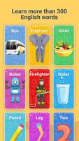 300 English Words for Kids plakat