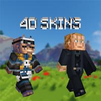 Skins for Minecraft PE plakat