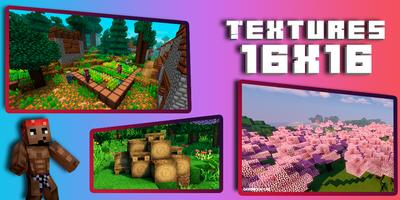 Textures for Minecraft PE الملصق