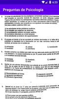 Psicología Preguntas Ekran Görüntüsü 2