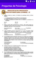 Psicología Preguntas Ekran Görüntüsü 3