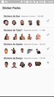 1 Schermata Stickers de Ibai y compañía