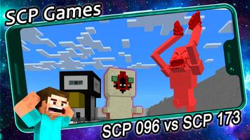 SCP 096 vs SCP 173 Minecraft Affiche