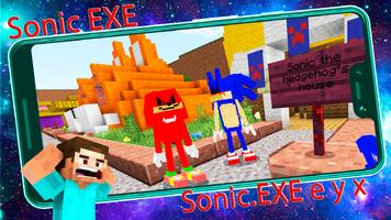 Sonic EXE Horror Minecraft Mod ảnh chụp màn hình 1