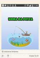 Hora da pesca-poster