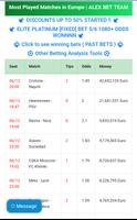 Betting Analyzer - Alex screenshot 1