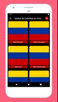Radios de Colombia + Emisoras Plakat