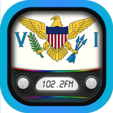 Radio US Virgin Islands FM App アイコン