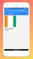 Radio Ivory Coast + Radio FM screenshot 1