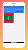 Radio Maldives + Radio Online اسکرین شاٹ 1