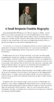 Autobiography of Benjamin Franklin imagem de tela 1