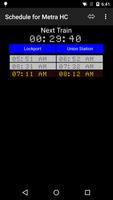 Schedule for Metra HC capture d'écran 2