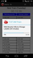 Schedule for Metra - RI capture d'écran 1