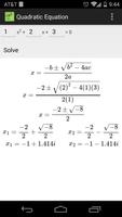 Quadratic Equation الملصق