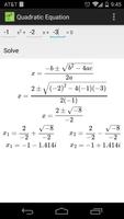 Quadratic Equation capture d'écran 2
