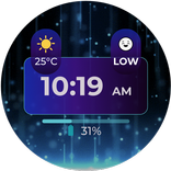 Cyber Bloom - Zifferblatt