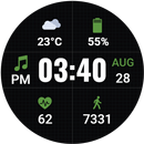 Grid Precision Watch Face APK