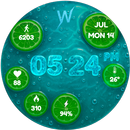 Lime Soda Watch Face APK