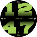 Mega Digit Watch Face APK