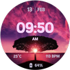 Sunset Shift Watch Face APK