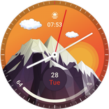 Sunrise Time Watch Face