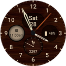 Rustic Walnut Watch Face APK