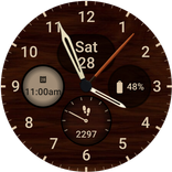 Rustic Walnut – Zifferblatt