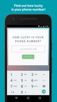 Lucky Phone Number Cartaz