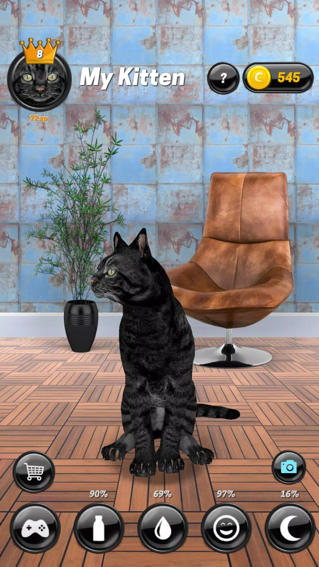 jogo de simulador de gato - meu gato fofo, simulador definitivo, jogo grátis  de gatinho de estimação virtual::Appstore for Android