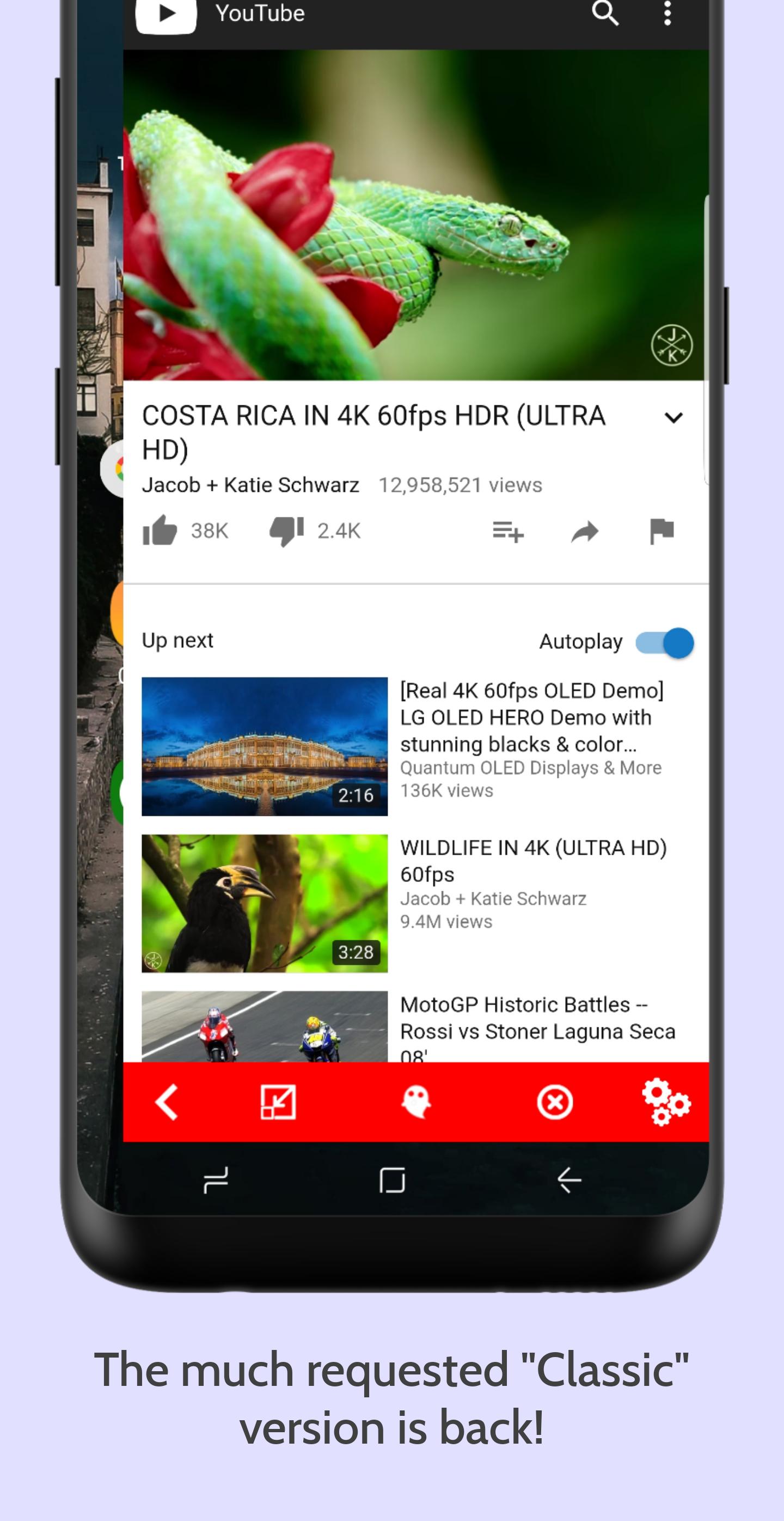 Minimizer for YouTube Classic for Android - APK Download