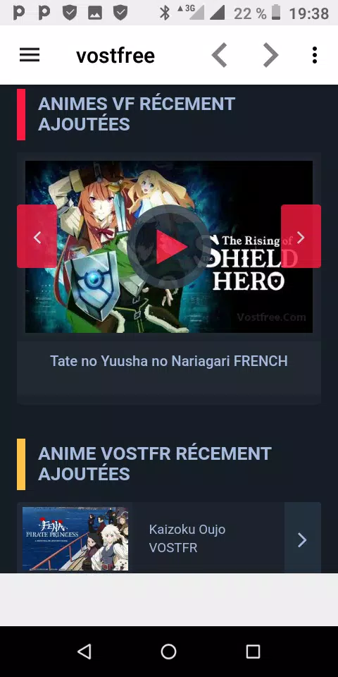 Vostfree - Animes VF et VOSTFR en Streaming et Téléchargement Gratuit