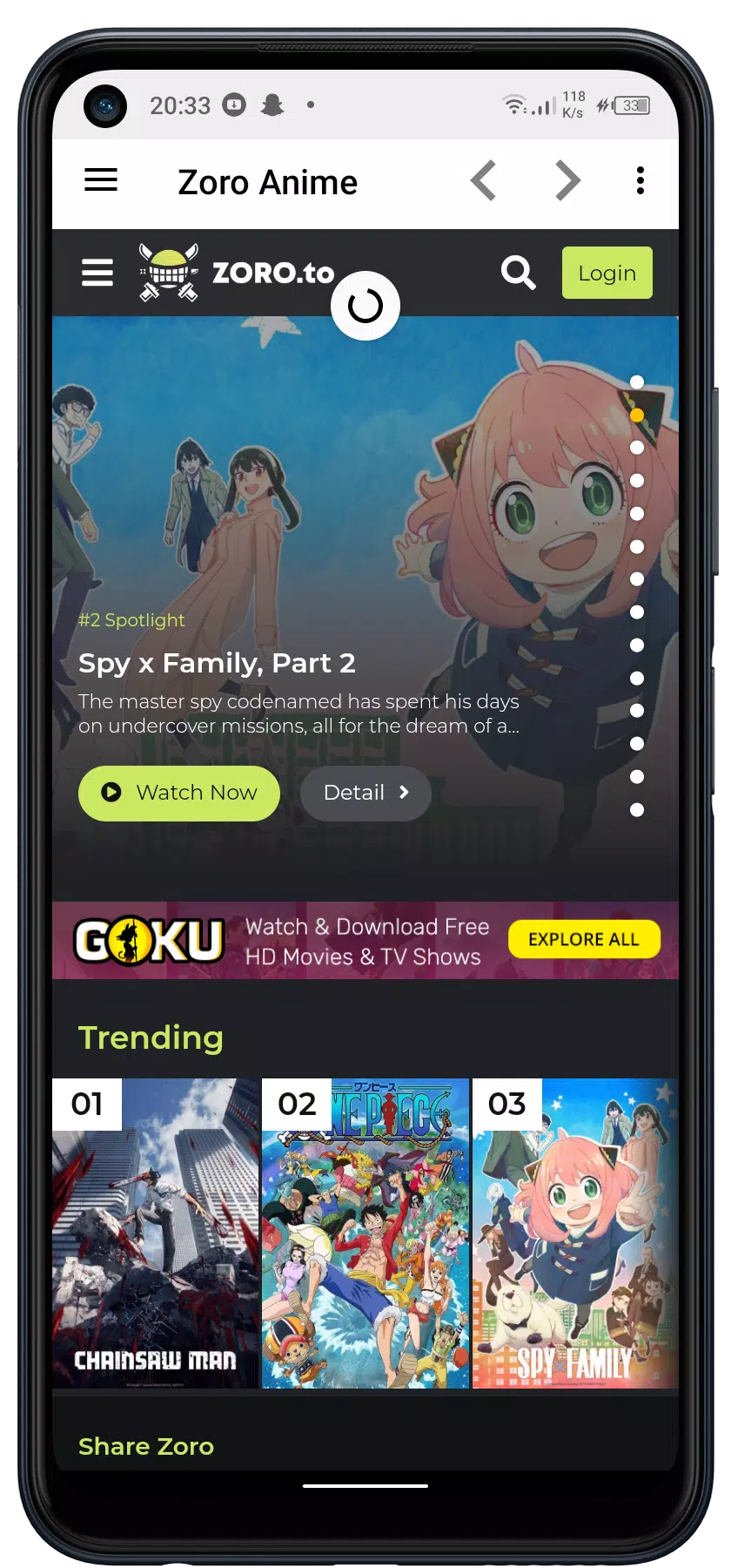 Download ZoroAnime - Anime App APK v3.0.0 For Android