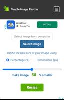 Simple image resizer Plakat