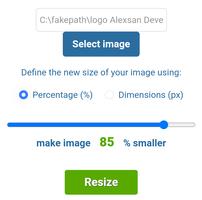 Simple image resizer Screenshot 2