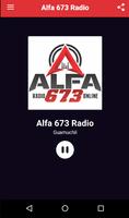 Alfa 673 Radio poster