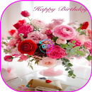 happy birthday fleurs images gif APK