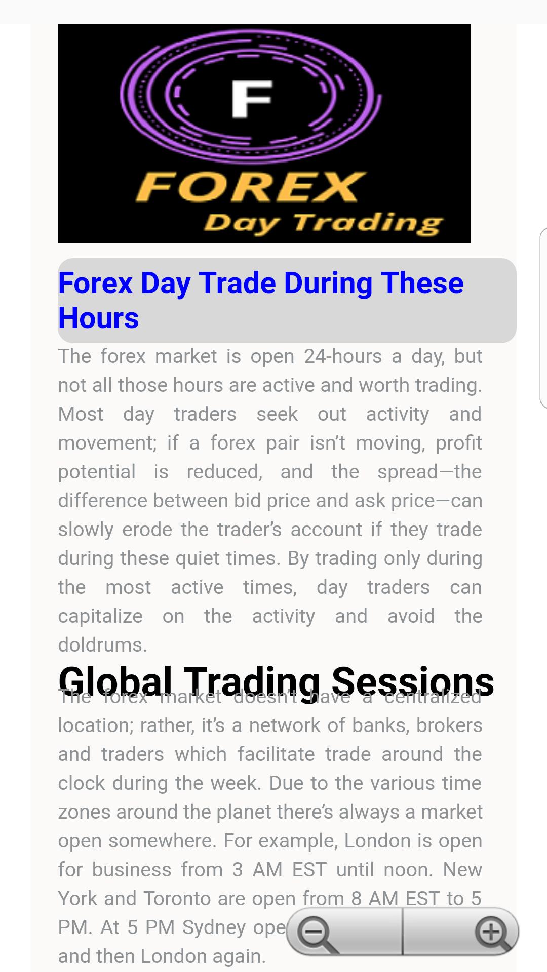 Forex day trading tutorial