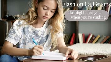 Flash on call: Call Flashlight: Flash Notification Affiche