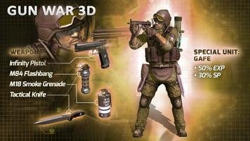 Gun War 3D captura de pantalla 1