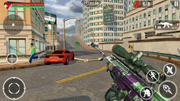 SWAT Elite Gunwar 3D: Sniper Elite Shooting Game capture d'écran 2