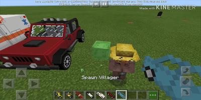 Car mod for Minecraft PE Affiche