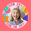 Happy Birthday Photo Frame App-icoon