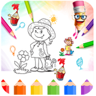 My Colors - Kids Coloring App icône